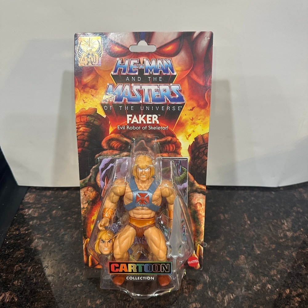 MOTU He Man Masters of the Universe Cartoon Collection Faker Figure 40th New